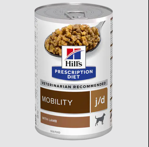 Hill's j/d Mobility with Chicken koiralle 370 g MAISTELUPAKKAUS