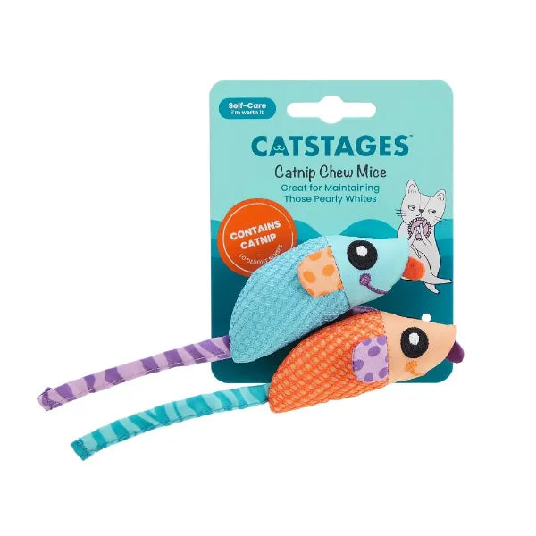 Catstages Catnip Chew Mice kissanminttuhiiri 2 kpl
