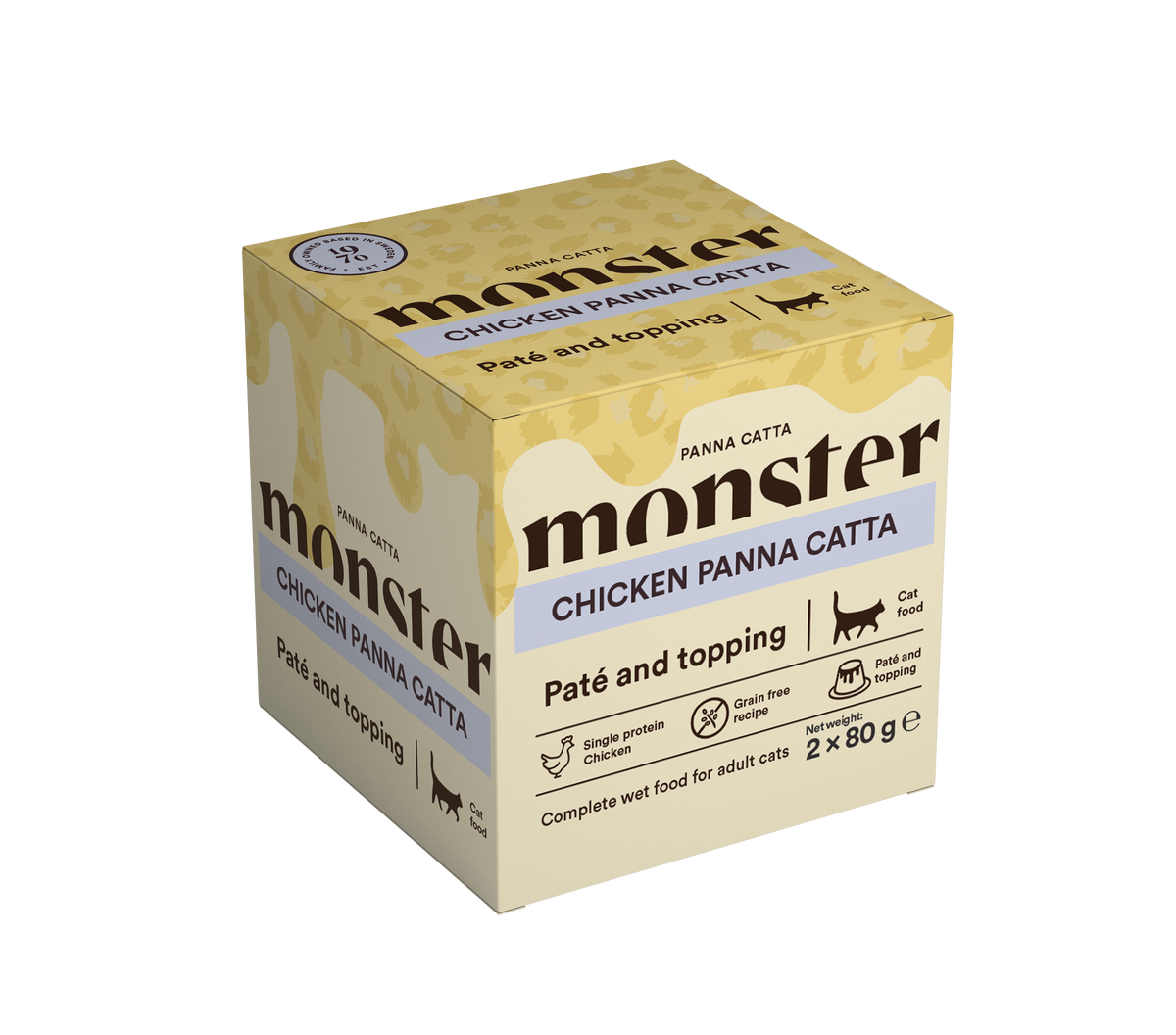 Monster Cat Panna Catta Chicken kissalle 2 x 80 g