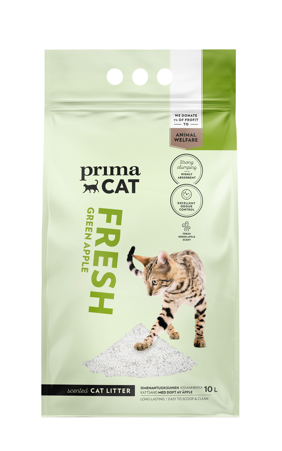 PrimaCat Fresh Green Apple kissanhiekka