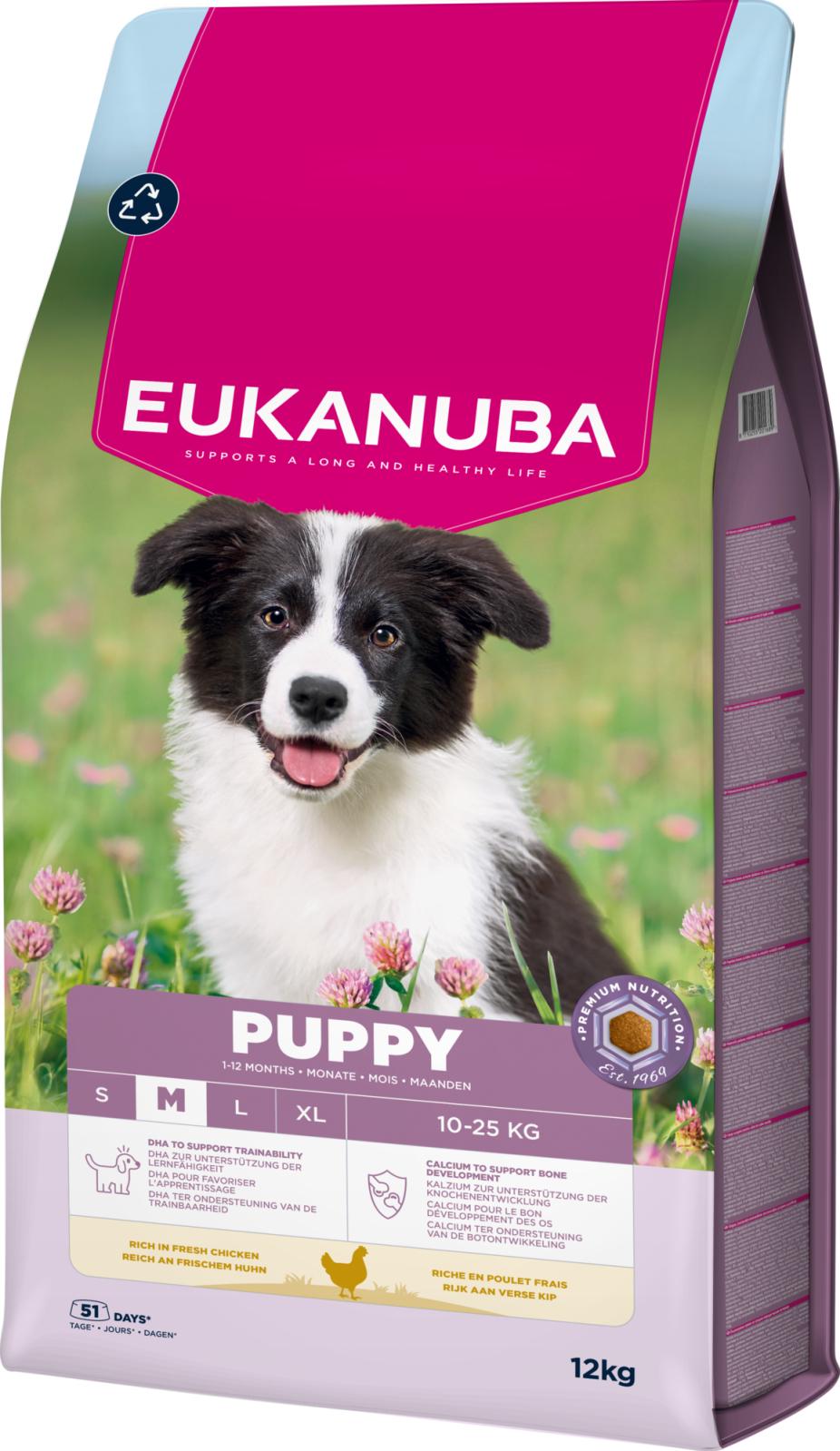 Eukanuba Puppy Medium Breed koiran kuivaruoka
