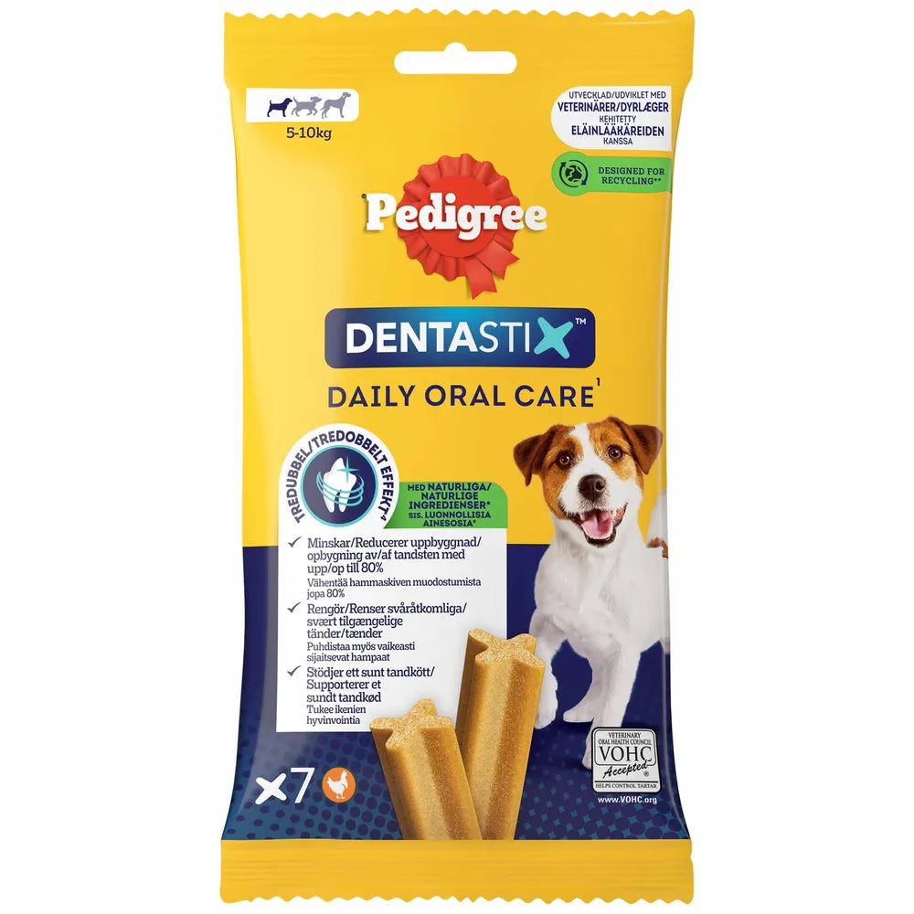 Pedigree Dentastix S 5 - 10 kg koiralle 7 kpl