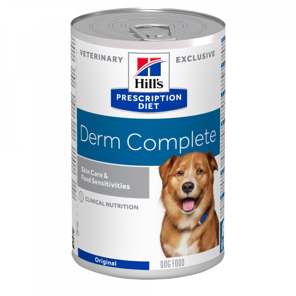 Hill's Derm Complete koiralle 370 g MAISTELUPAKKAUS PÄIVÄYSTARJOUS