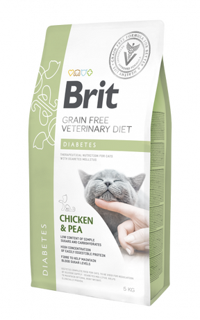 Brit Veterinary Diet Diabetes Chicken & Pea kissalle