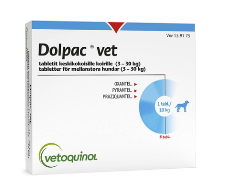 Dolpac Vet 6 fol tabletti keskikokoisille koirille | VetaPet