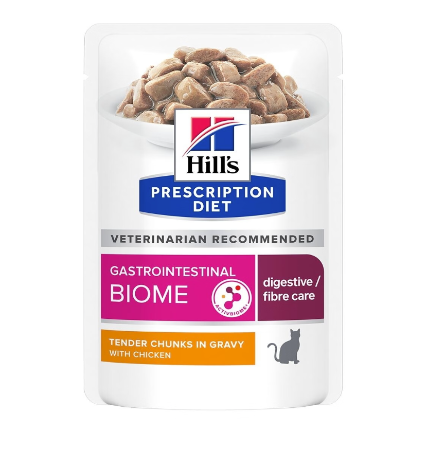 Hill's Gastrointestinal Biome Digestive with Chicken kissalle 85 g MAISTELUPAKKAUS