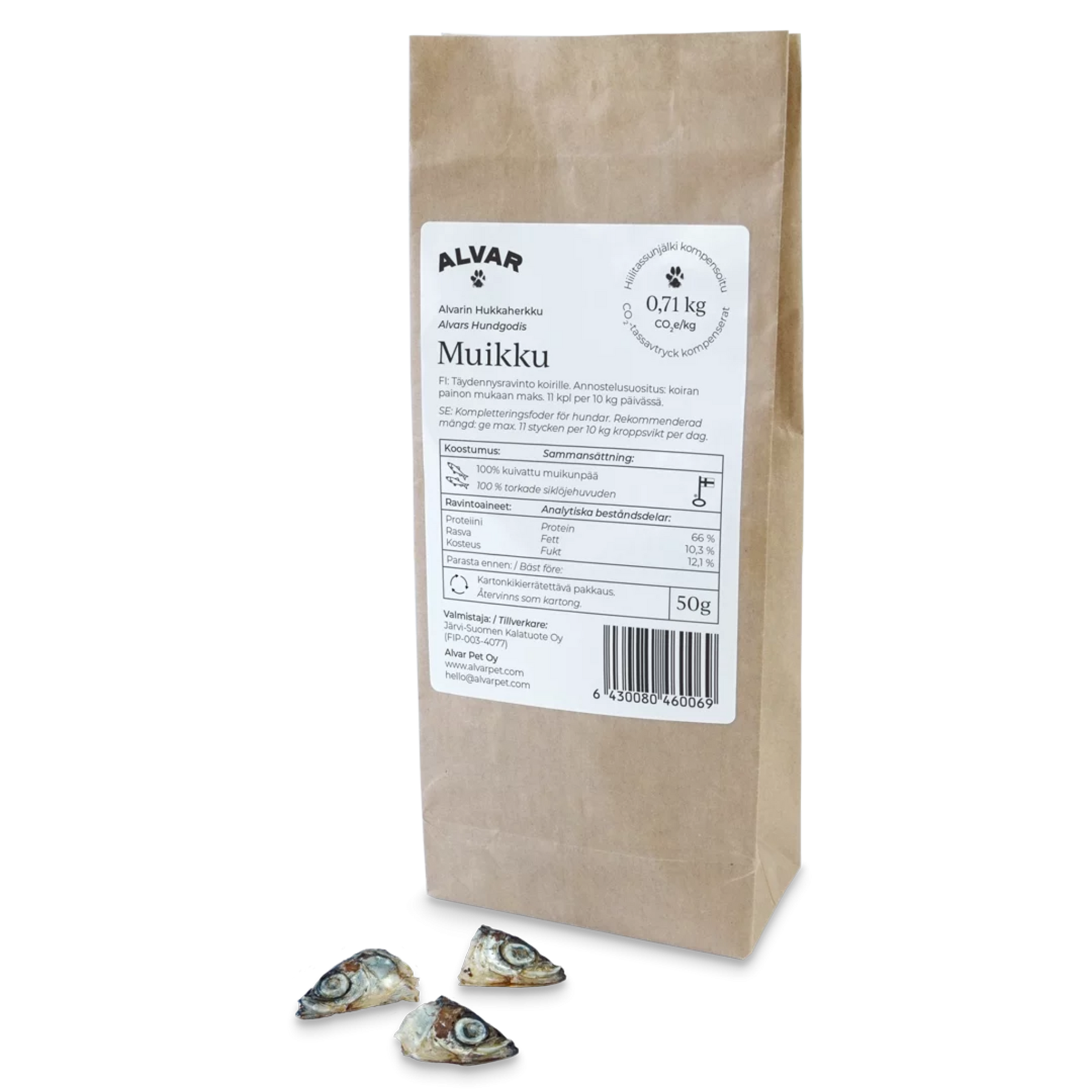 Alvar Pet Hukkaherkku Muikku koiralle 50 g