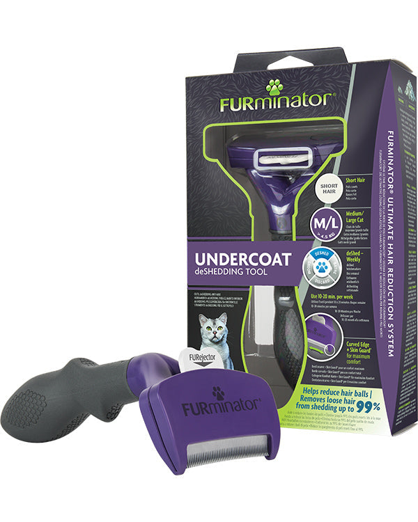 FURminator lyhytkarvaisille kissoille