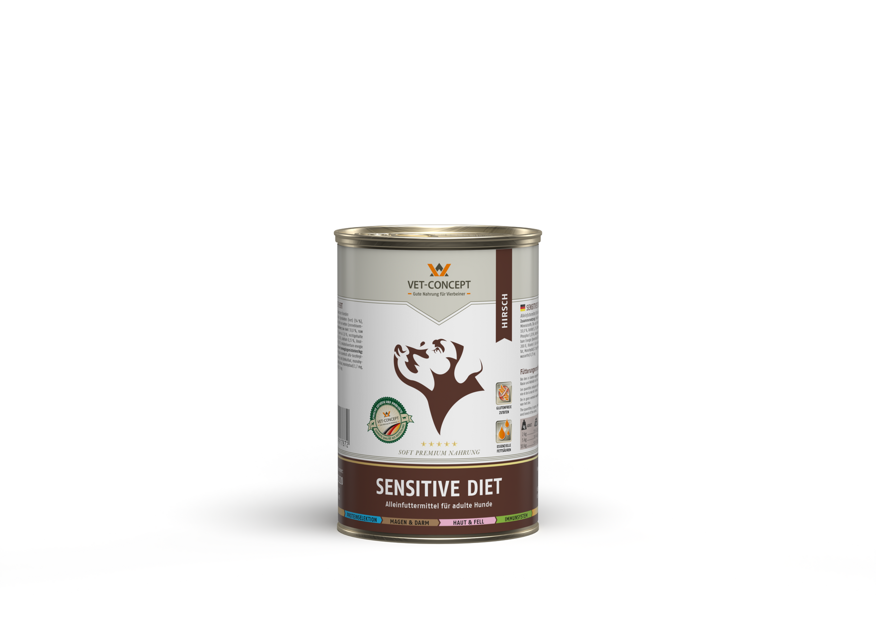Vet Concept Koiramenu Sensitive Diet Hirsch Peura