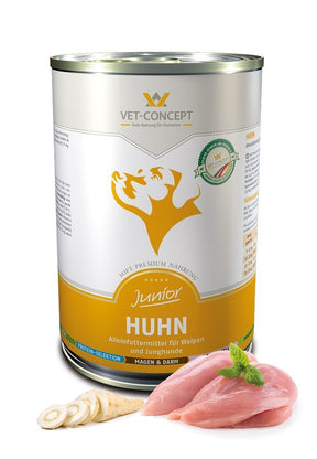 Vet Concept Koiramenu Huhn Junior Kana