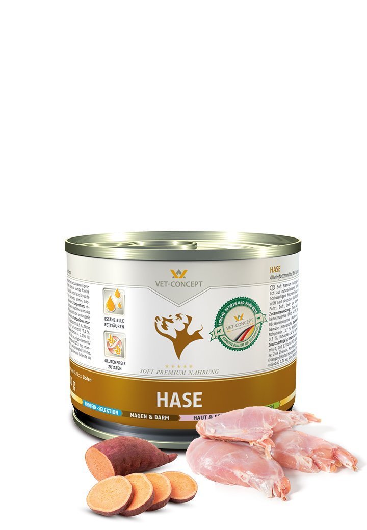 Vet Concept Koiramenu Hase Jänis 400 g PÄIVÄYSTARJOUS