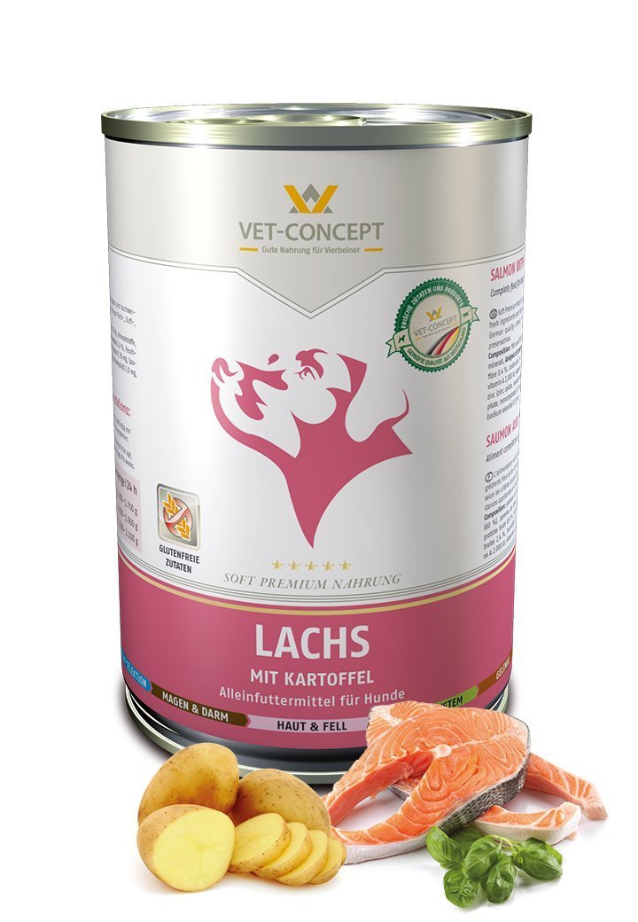 Vet Concept Koiramenu Lachs Lohi