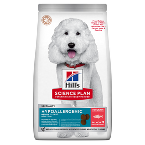 Hill's SP Hypoallergenic Adult Medium with Salmon koiralle 14 kg