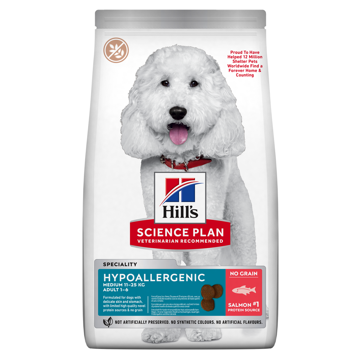 Hill's SP Hypoallergenic Adult Medium with Salmon koiralle