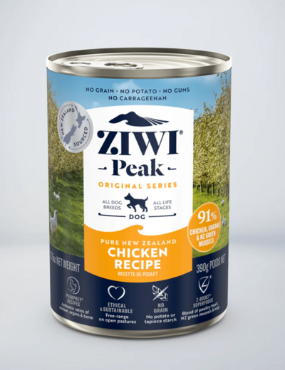 ZiwiPeak Kana Koiralle 12 x 390 g