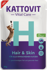 Kattovit Vital Care Hair & Skin siipikarja 85 g