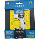 LickiMat Kitty Aktivointimatto kissalle keltainen
