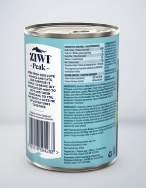 ZiwiPeak Makrilli ja Lammas Koiralle 390 g