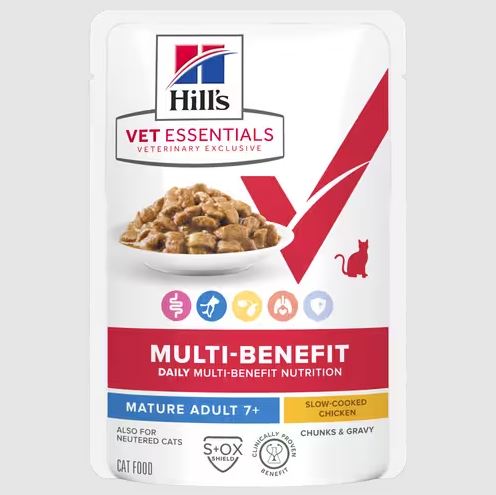 Hill's Vet Essentials Multi-Benefit Mature Adult 7+ Chicken kissalle 12 x 85 g