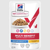 Hill's Vet Essentials Multi-Benefit Mature Adult 7+ Chicken kissalle 85 g MAISTELUPAKKAUS PÄIVÄYSTARJOUS