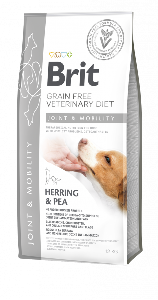 Brit Veterinary Diet Joint & Mobility Herring & Pea koiralle