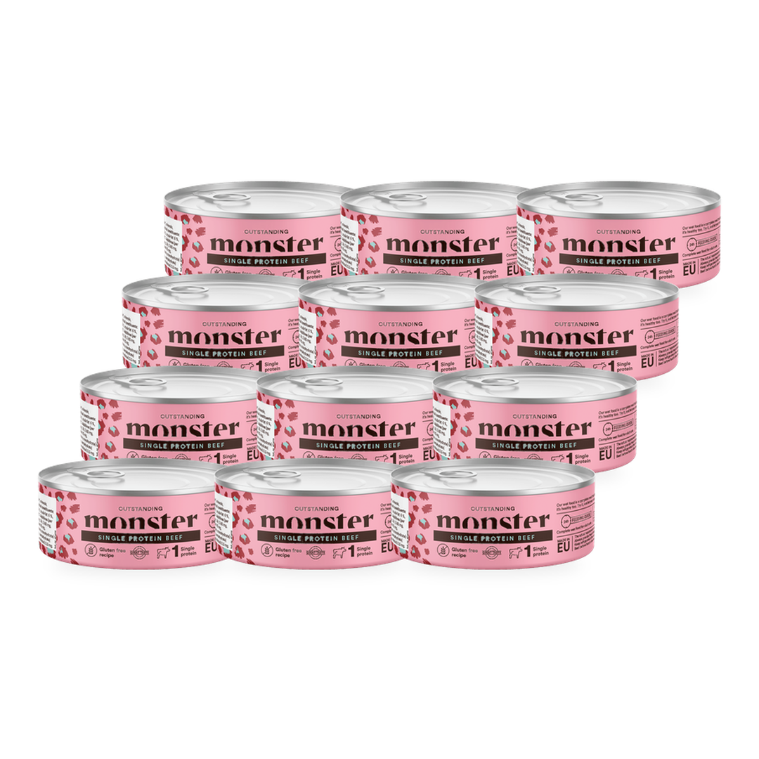 Monster Cat Adult Single Protein Beef kissalle 12 x 100 g