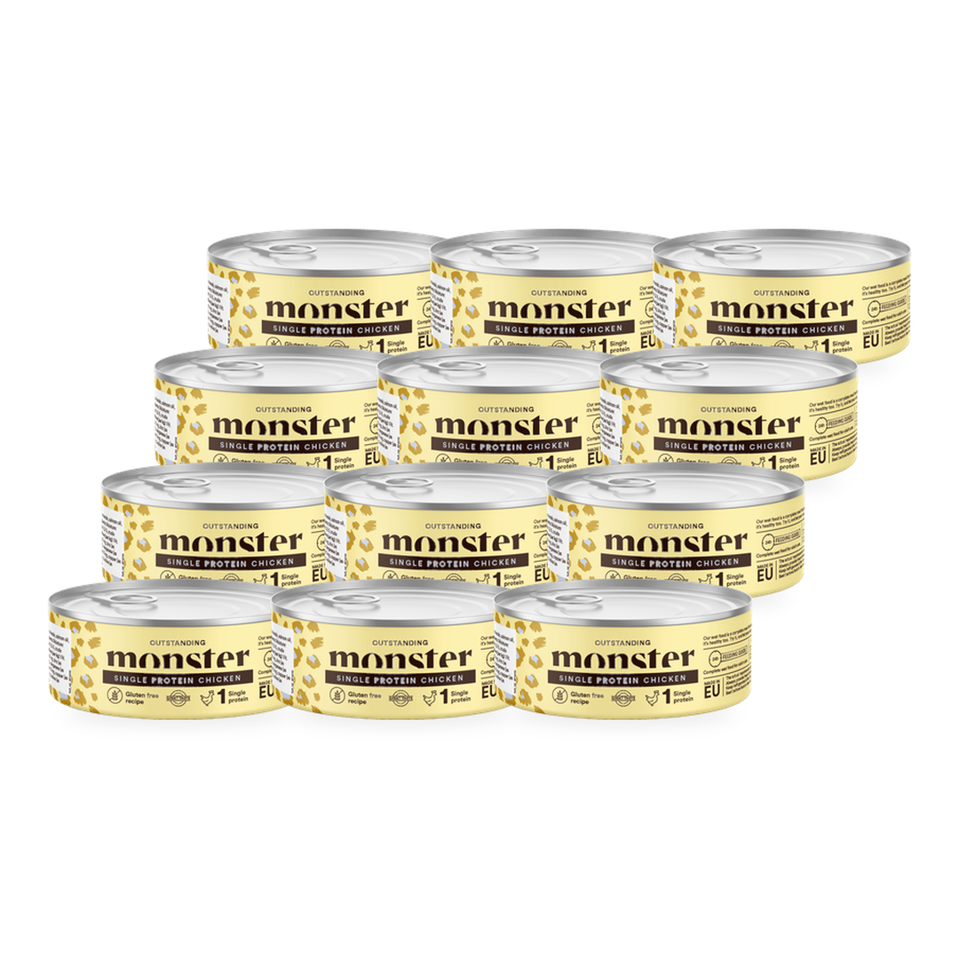 Monster Cat Adult Single Protein Chicken kissalle 12 x 100 g
