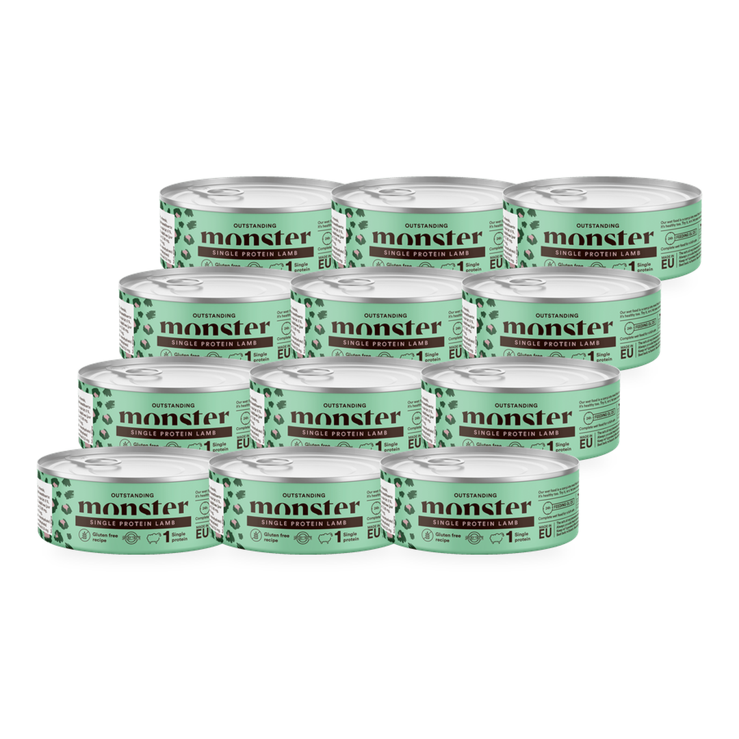 Monster Cat Adult Single Protein Lamb kissalle 12 x 100 g