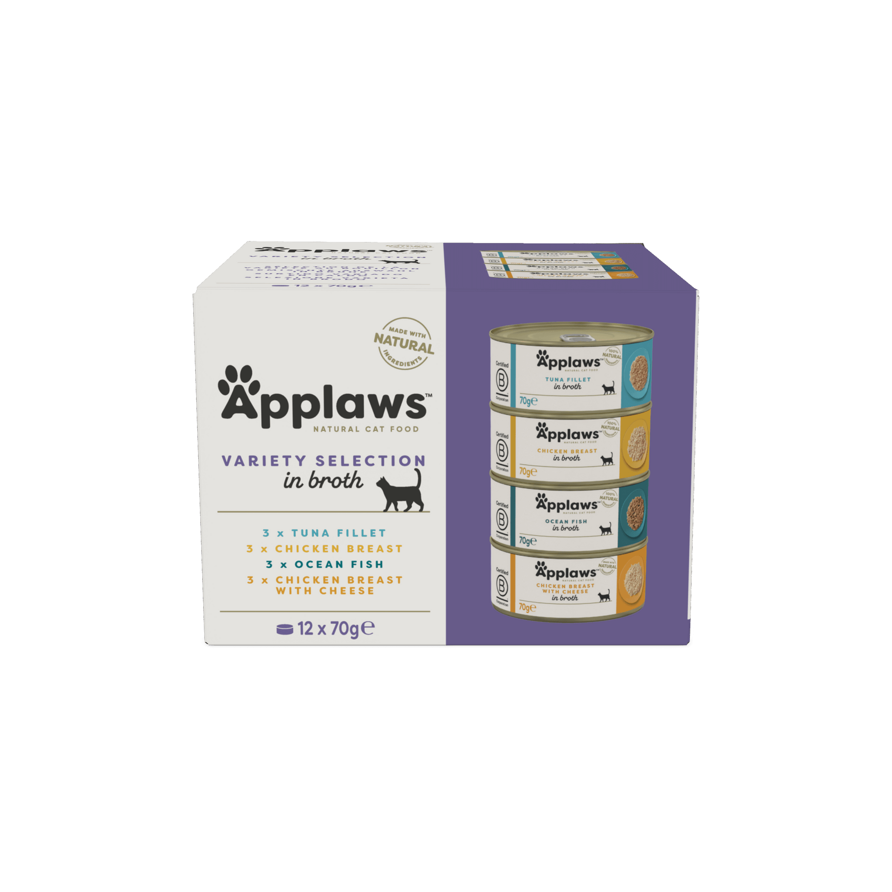 Applaws Variety Selection purkkilajitelma 12 x 70 g