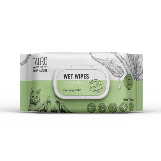 Tauro Pro Line Aloe Vera kosteuspyyhe 40kpl/pkt