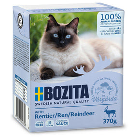Bozita poroa kastikkeessa kissalle