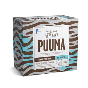 Dagsmark Puuma kana-hyönteinen kastikkeessa kissalle 8 x 80 g