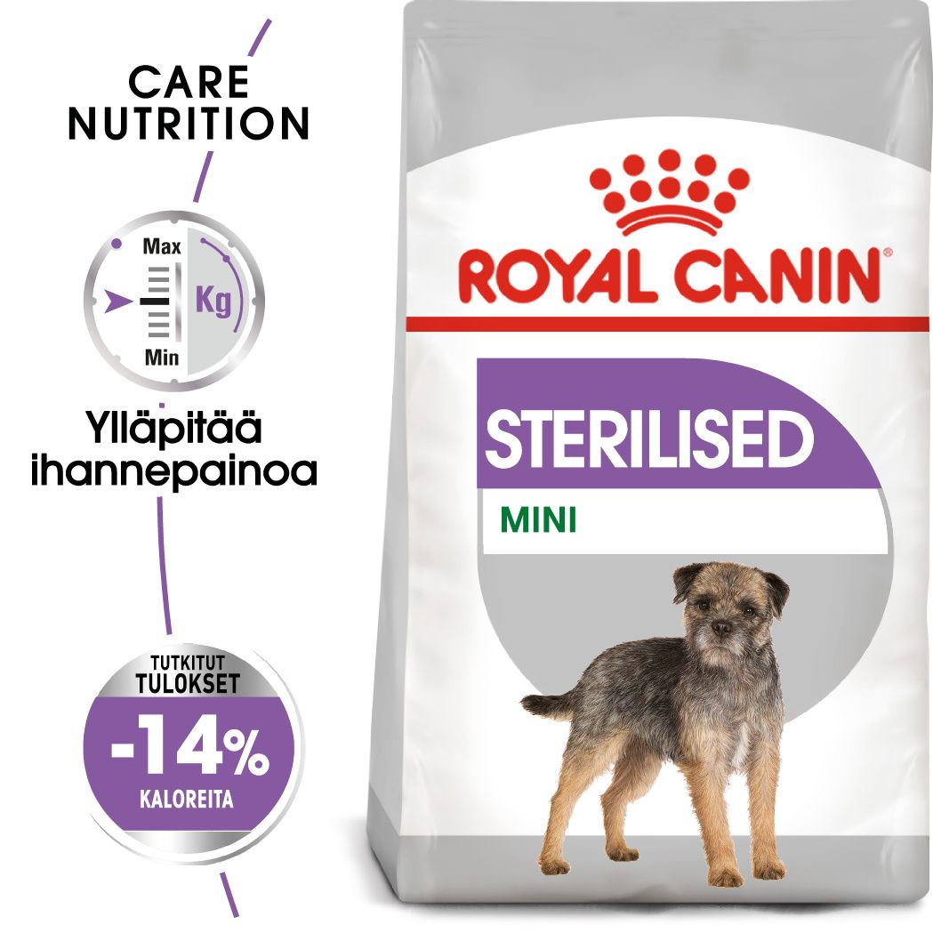 Royal Canin Sterilised Mini koiralle 8 kg
