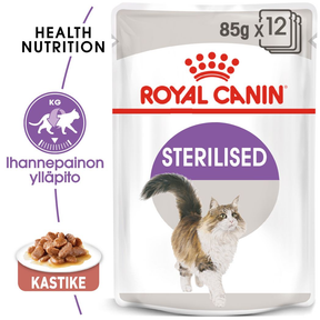 Royal Canin Sterilised Gravy kissalle 12 x 85 g