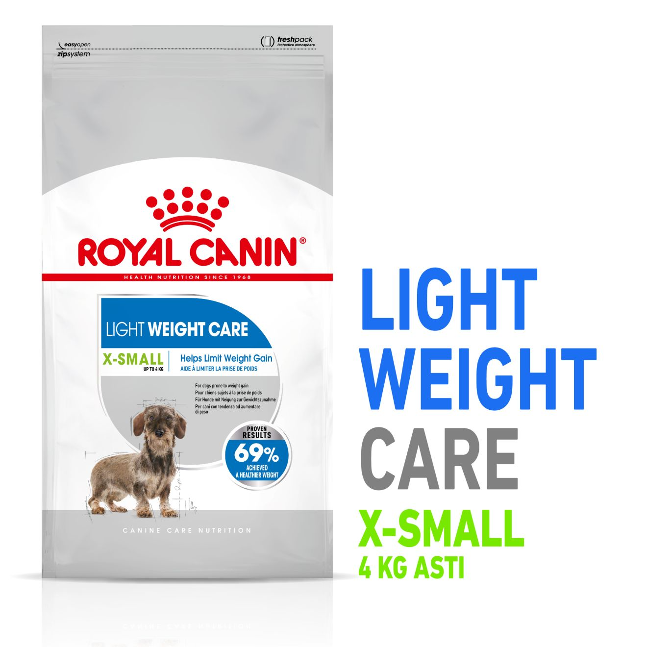 Royal Canin Light Weight Care X-Small koiralle 1,5 kg