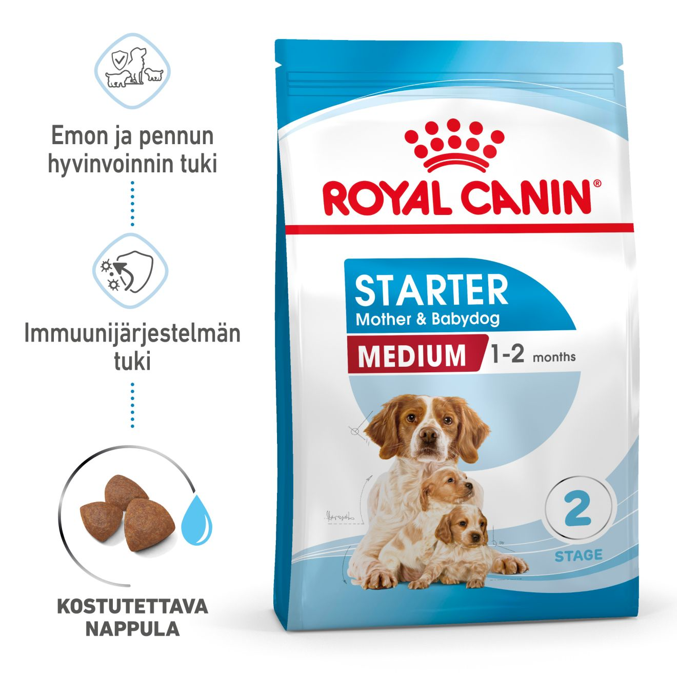 Royal Canin Medium Starter koiralle 15 kg