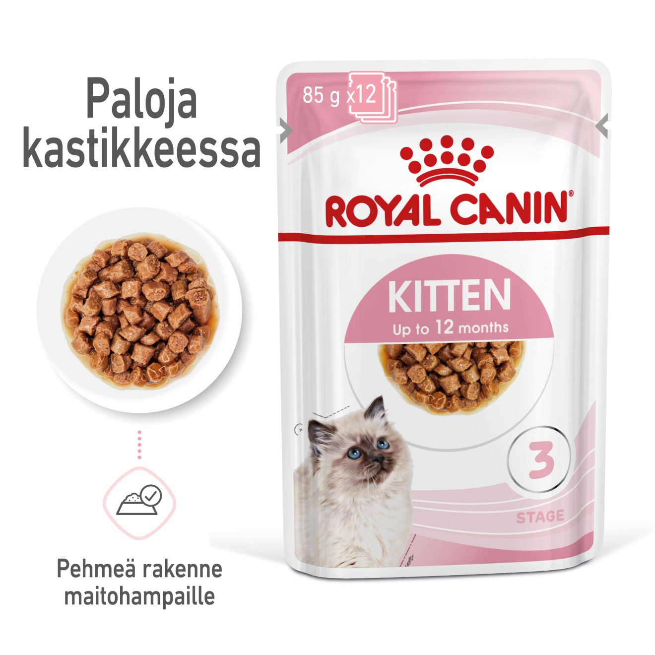 Royal Canin Kitten Gravy kissalle 12 x 85 g