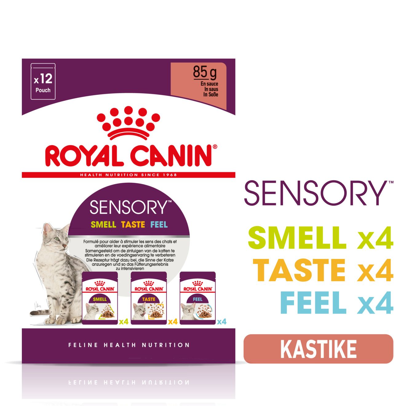 Royal Canin Sensory Mixed Gravy kissalle 12 x 85 g