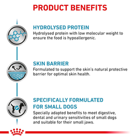 Royal Canin Veterinary Diets Derma Hypoallergenic Small Dogs koiran kuivaruoka 1 kg