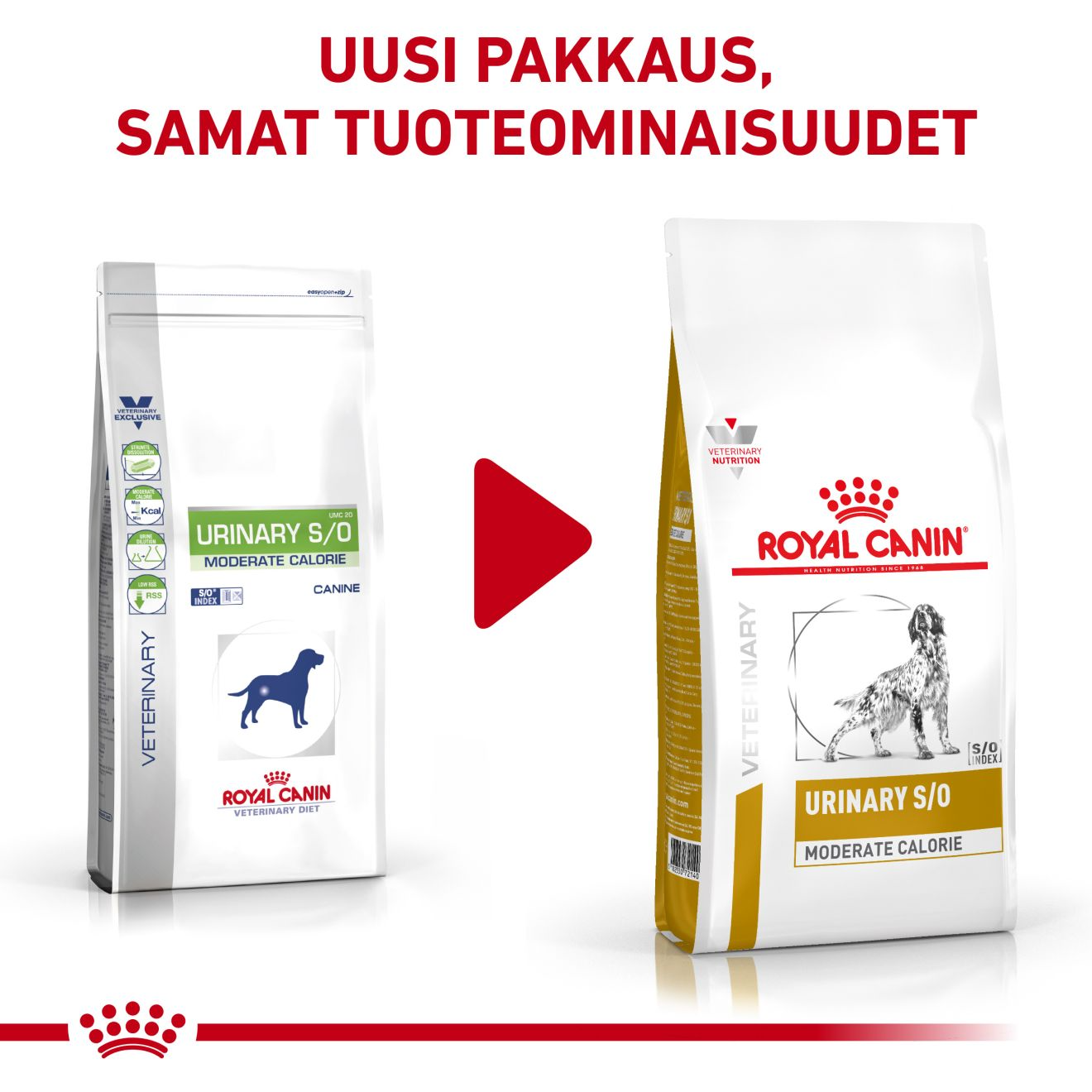 Royal Canin Veterinary Diets Urinary S/O Moderate Calorie koiran kuivaruoka 12 kg