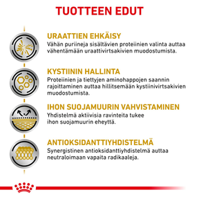 Royal Canin Veterinary Diets Urinary U/C Low Purine koiran kuivaruoka 2 kg