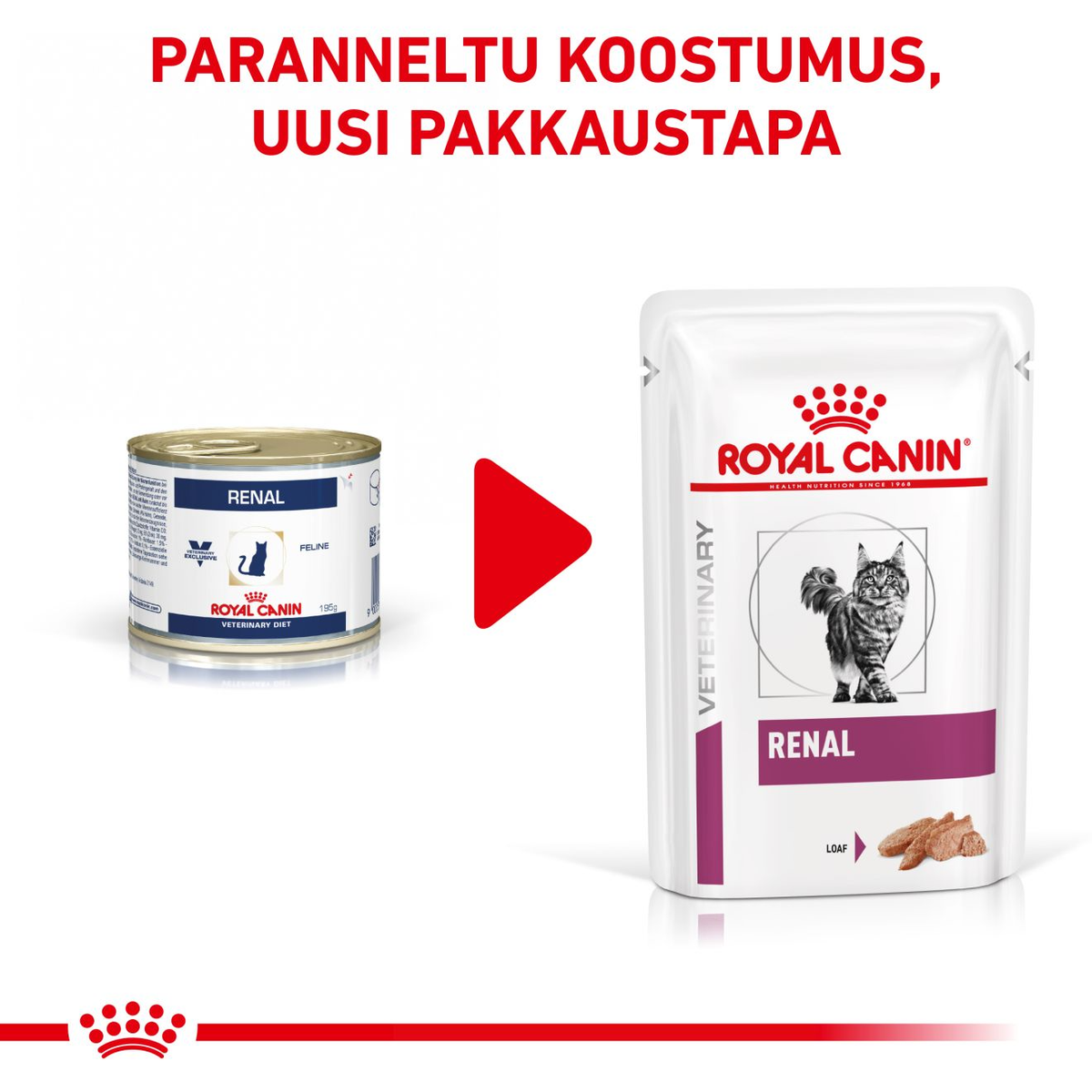 Royal Canin Veterinary Diets Vital Renal Loaf kissan märkäruoka 12 x 85 g