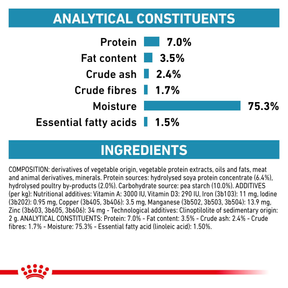 Royal Canin Veterinary Diets Derma Hypoallergenic Loaf säilykepurkki koiran märkäruoka 200 g MAISTELUPAKKAUS