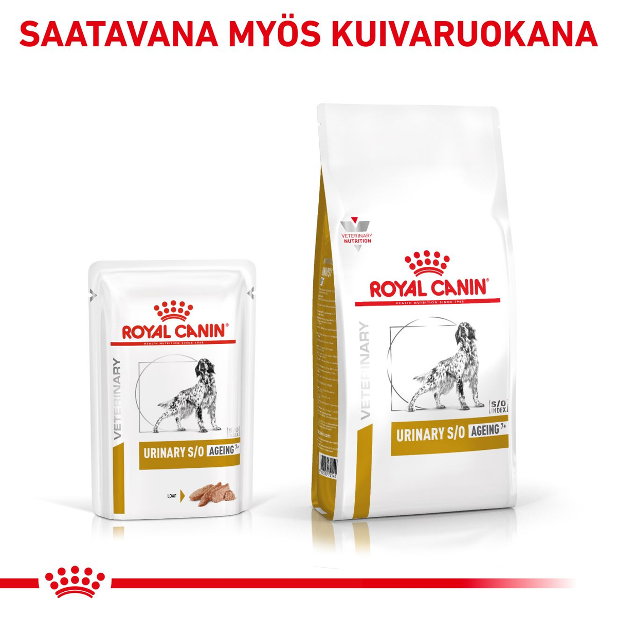 Royal Canin Veterinary Diets Urinary S/O Ageing 7+ annospussi koiran märkäruoka 12 x 85 g
