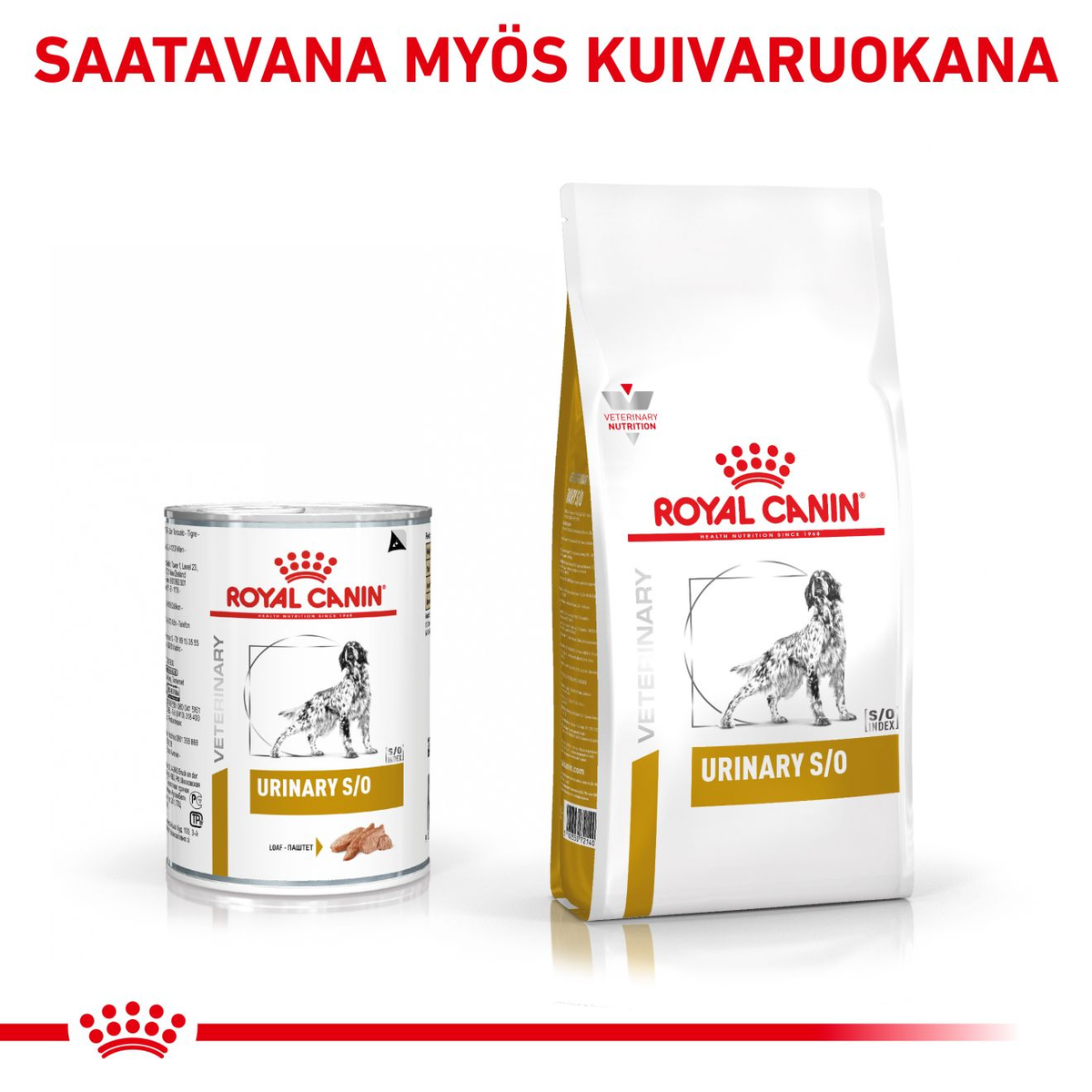 Royal Canin Veterinary Diets Urinary S/O Loaf säilykepurkki koiran märkäruoka 12 x 410 g