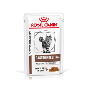 Royal Canin Veterinary Diets Gastrointestinal Moderate Calorie Slices In Gravy kissan märkäruoka 12 x 85 g