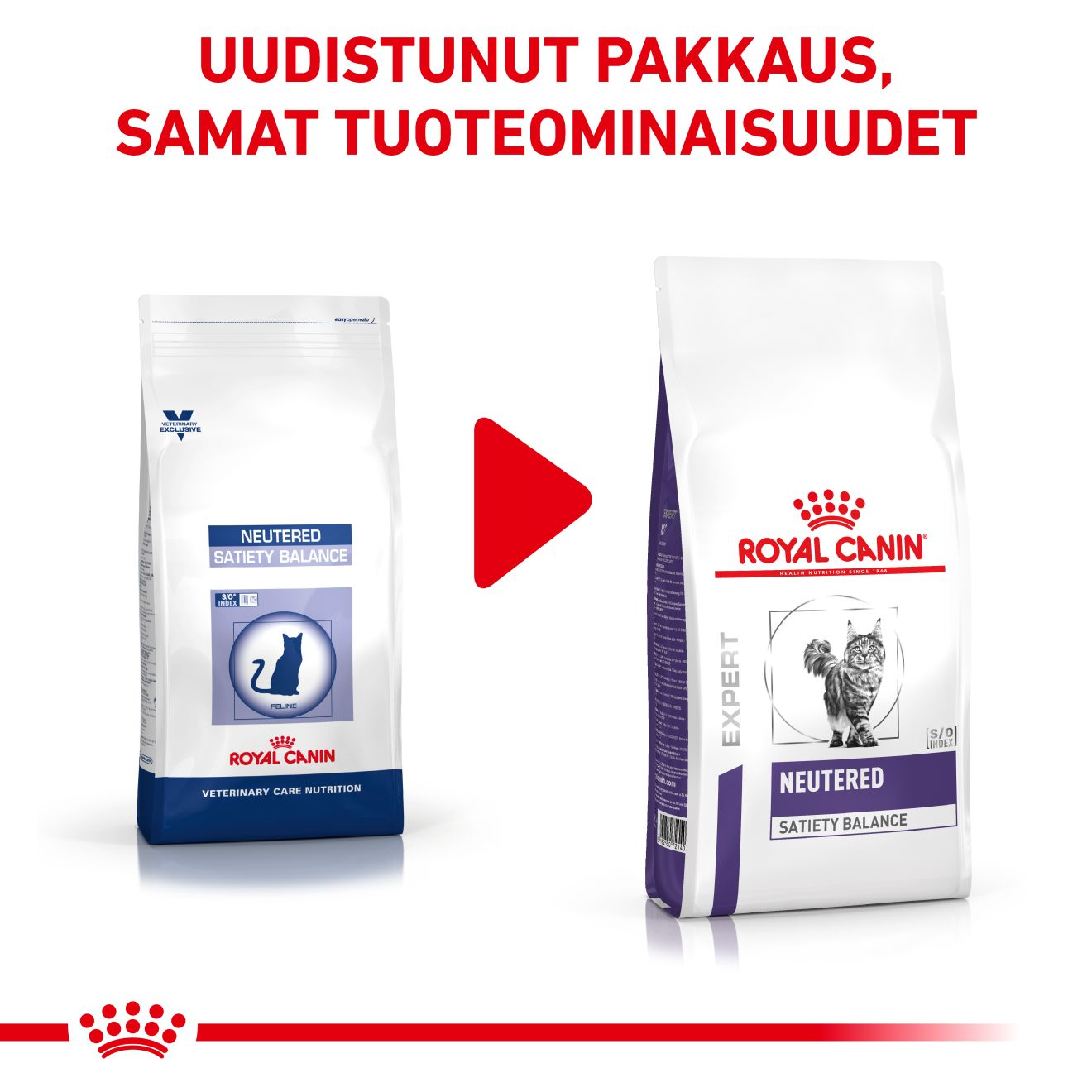 Royal Canin Veterinary Diets Health Management Neutered Satiety Balance kissan kuivaruoka 1,5 kg