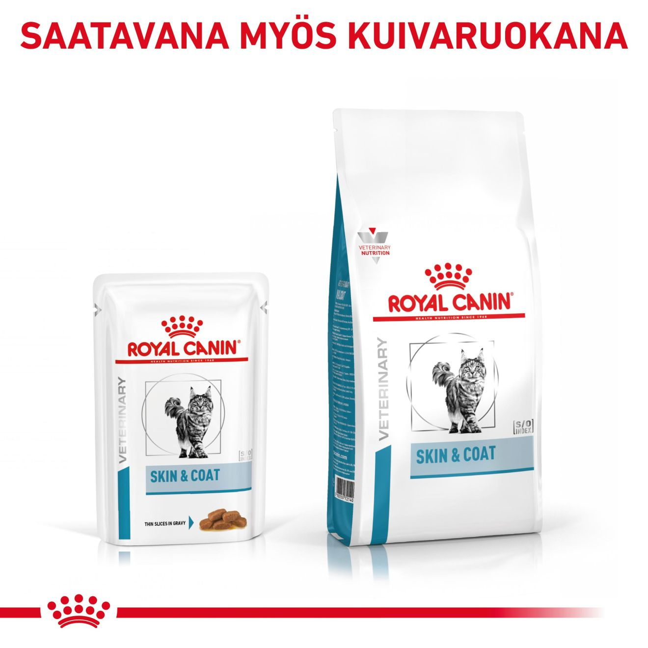 Royal Canin Veterinary Diets Derma Skin & Coat annospussi kissan märkäruoka 12 x 85 g