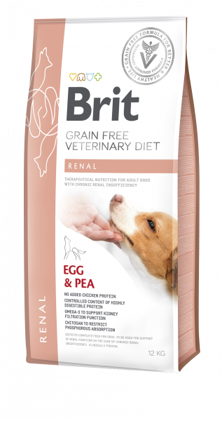 Brit Veterinary Diet Renal Egg & Pea koiralle