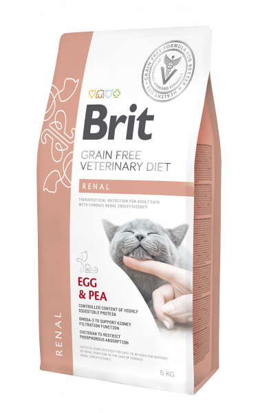Brit Veterinary Diet Renal Egg & Pea kissalle